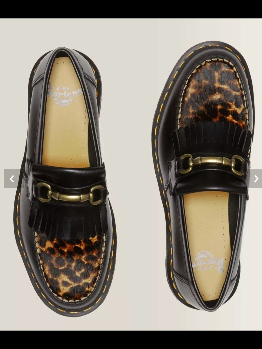 Dr. Martens ADRIAN SNAFFLE HAIR ON LOAFERS